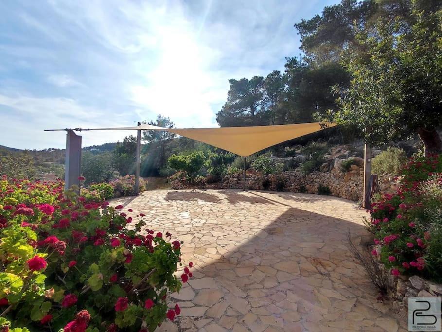 Casa Can Lluc Con Piscina, Jardin Y Vista Al Campo サン・ミゲル・デ・バランサット エクステリア 写真