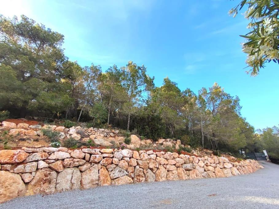 Casa Can Lluc Con Piscina, Jardin Y Vista Al Campo サン・ミゲル・デ・バランサット エクステリア 写真