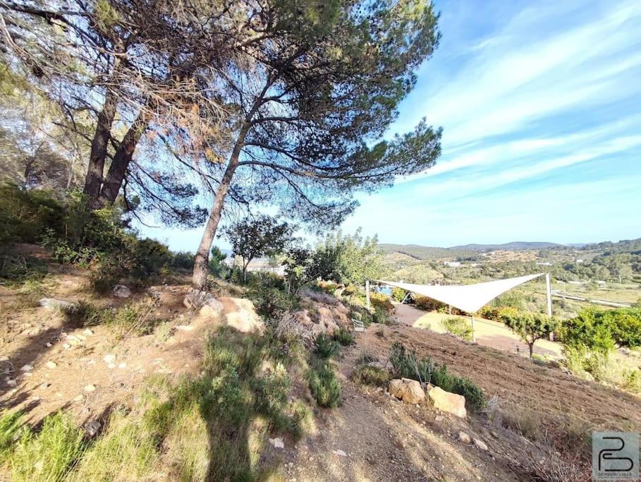 Casa Can Lluc Con Piscina, Jardin Y Vista Al Campo サン・ミゲル・デ・バランサット エクステリア 写真