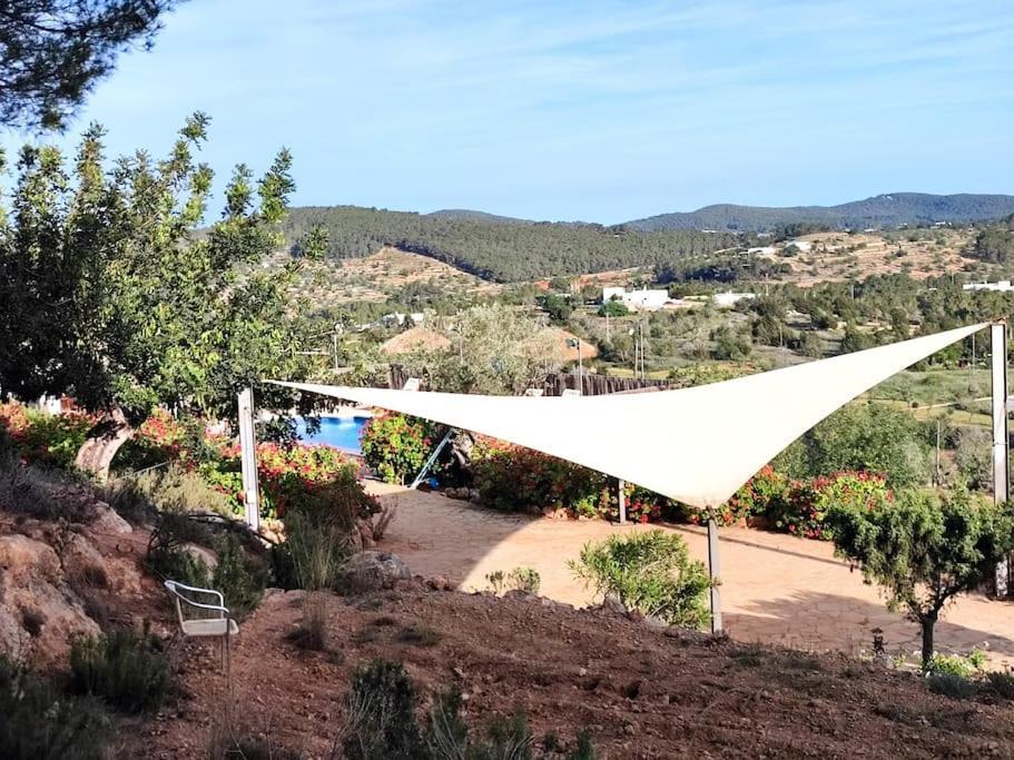 Casa Can Lluc Con Piscina, Jardin Y Vista Al Campo サン・ミゲル・デ・バランサット エクステリア 写真