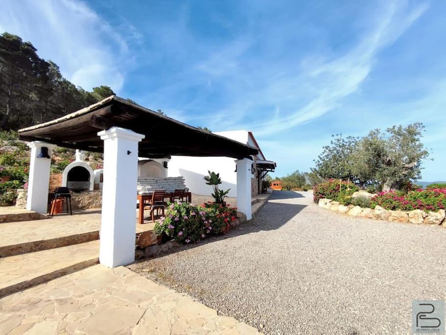 Casa Can Lluc Con Piscina, Jardin Y Vista Al Campo サン・ミゲル・デ・バランサット エクステリア 写真