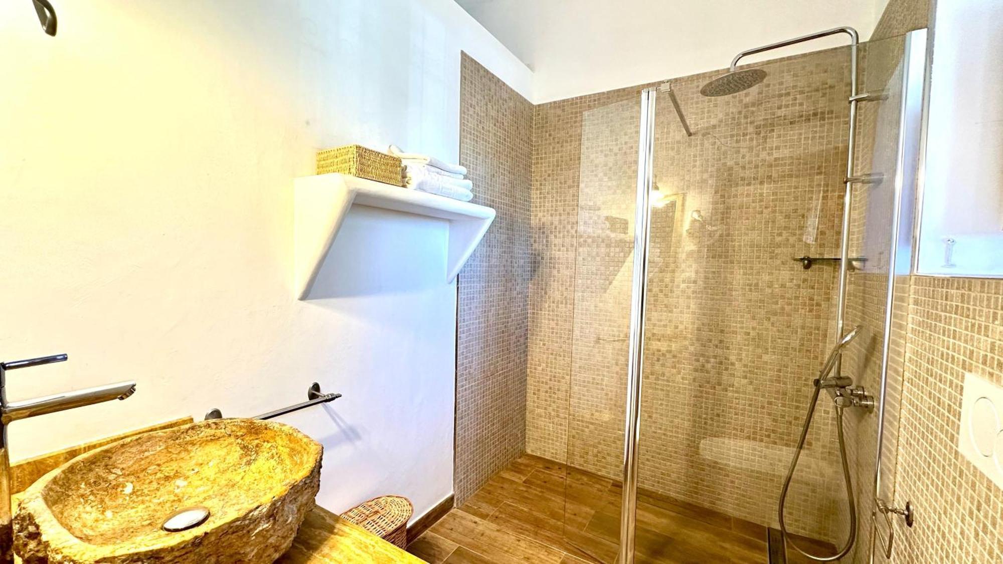 Casa Can Lluc Con Piscina, Jardin Y Vista Al Campo サン・ミゲル・デ・バランサット エクステリア 写真